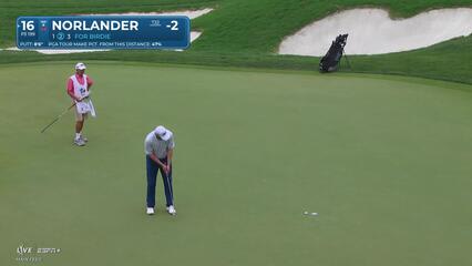 Henrik Norlander | Round 2 | 16th hole | Shot 2 | 2025 Valero