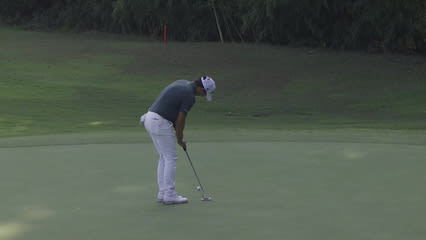 Matteo Manassero | Round 1 | 13th hole | Shot 3 | 2025 Sanderson Farms