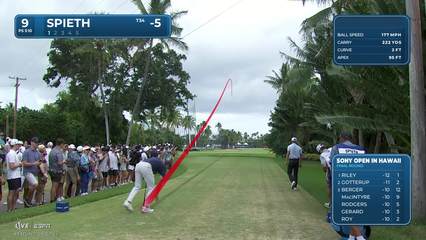 Jordan Spieth | Round 4 | 9th hole | Shot 1 | 2026 Sony Open