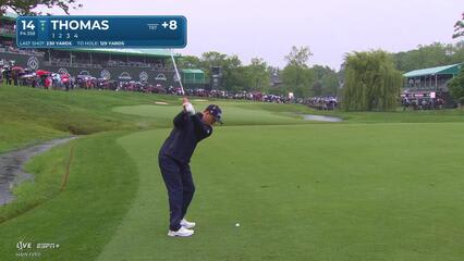 Justin Thomas | Round 2 | 14th hole | Shot 2 | 2025 the Memorial