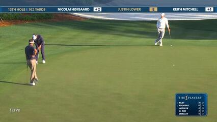 Justin Lower | Round 1 | 13th hole | Shot 3 | 2025 THE PLAYERS