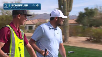 Scottie Scheffler | Round 2 | 2nd hole | Shot 2 | 2025 WM Phoenix Open