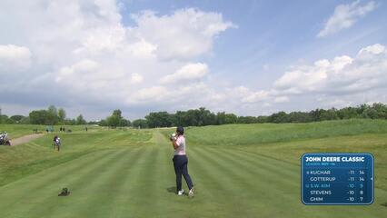 Si Woo Kim | Round 3 | 10th hole | Shot 1 | 2025 John Deere