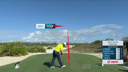 Hideki Matsuyama | Round 4 | 8th hole | Shot 1 | 2025 Hero World Challenge