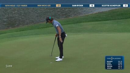 Min Woo Lee | Round 4 | 16th hole | Shot 5 | 2025 THE PLAYERS