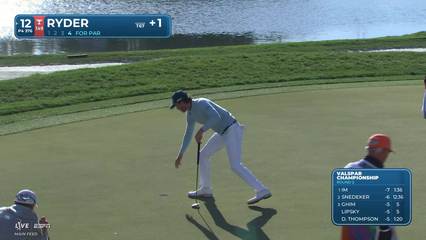 Sam Ryder | Round 2 | 12th hole | Shot 4 | 2026 Valspar