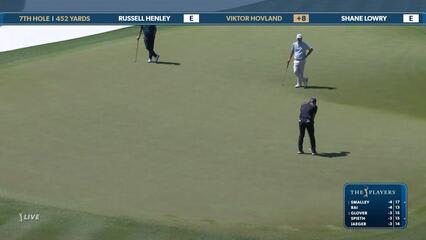 Viktor Hovland | Round 1 | 7th hole | Shot 4 | 2025 THE PLAYERS