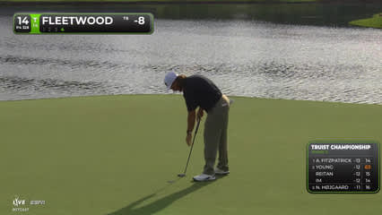 Tommy Fleetwood | Round 3 | 14th hole | Shot 4 | 2026 Truist Championship