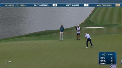 Will Zalatoris | Round 4 | 16th hole | Shot 5 | 2025 THE PLAYERS