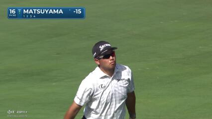 Hideki Matsuyama | Round 2 | 16th hole | Shot 2 | 2025 The Sentry