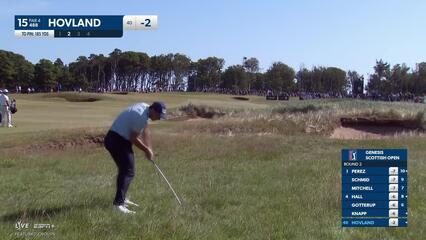 Viktor Hovland | Round 2 | 15th hole | Shot 2 | 2025 Genesis Scottish Open