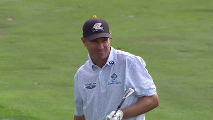 Steven Alker | Round 1 | 18th hole | Shot 2 | 2025 Sanford Int