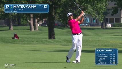 Hideki Matsuyama | Round 3 | 17th hole | Shot 3 | 2025 Rocket Classic