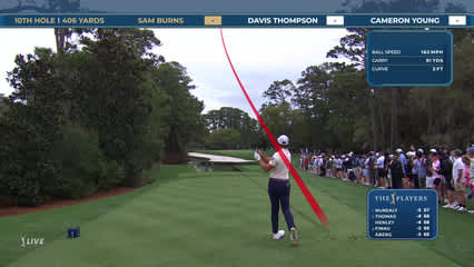 Sam Burns | Round 1 | 10th hole | Shot 1 | 2026 THE PLAYERS