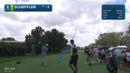 Scottie Scheffler | Round 1 | 9th hole | Shot 1 | 2026 Arnold Palmer