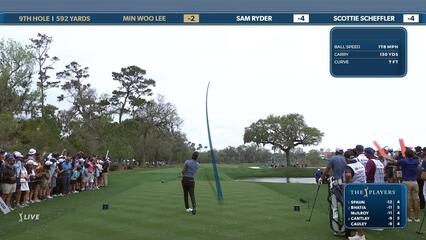 Min Woo Lee | Round 4 | 9th hole | Shot 1 | 2025 THE PLAYERS