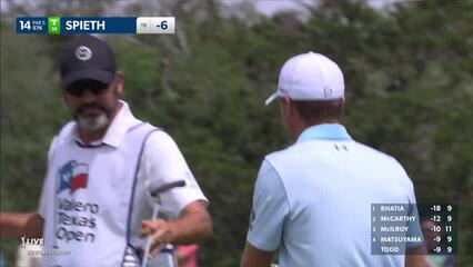 Jordan Spieth | 2024 Valero | Round 4 | 14th hole | Shot 3