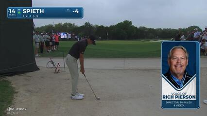 Jordan Spieth | Round 2 | 14th hole | Shot 3 | 2025 Valero