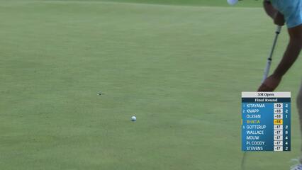 Akshay Bhatia | Round 4 | 1st hole | Shot 4 | 2025 3M Open