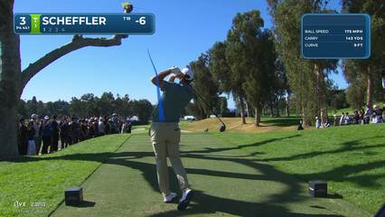 Scottie Scheffler | Round 4 | 3rd hole | Shot 1 | 2026 The Genesis