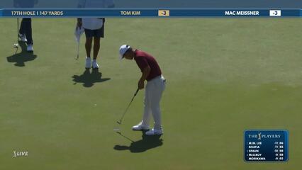 Tom Kim | Round 3 | 17th hole | Shot 3 | 2025 THE PLAYERS