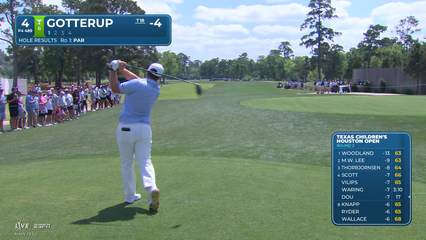 Chris Gotterup | Round 2 | 4th hole | Shot 1 | 2026 Texas Children's