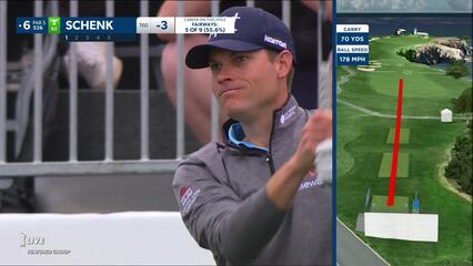 Adam Schenk | 2024 AT&T Pebble Beach | Round 3 | 6th hole | Shot 1