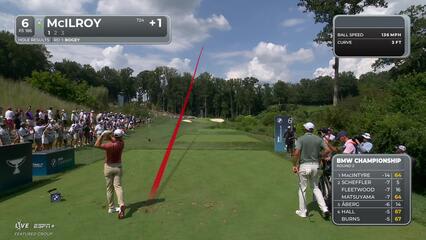 Rory McIlroy | Round 2 | 6th hole | Shot 1 | 2025 BMW Championship