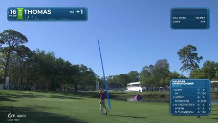 Justin Thomas | Round 2 | 16th hole | Shot 2 | 2026 Valspar