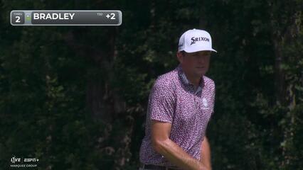 Keegan Bradley | Round 4 | 2nd hole | Shot 4 | 2025 BMW Championship