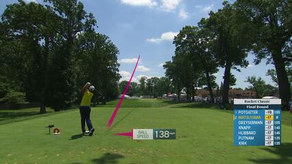 Hideki Matsuyama | Round 4 | 9th hole | Shot 1 | 2025 Rocket Classic