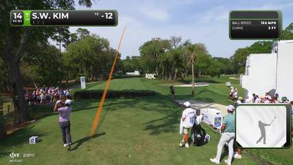 Si Woo Kim | Round 3 | 14th hole | Shot 1 | 2026 RBC Heritage