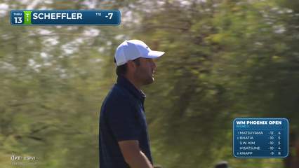 Scottie Scheffler | Round 3 | 13th hole | Shot 4 | 2026 WM Phoenix Open
