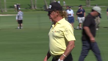 Miguel Angel Jiménez | Round 3 | 14th hole | Shot 2 | 2025 Hoag Classic