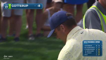 Chris Gotterup | Round 1 | 8th hole | Shot 4 | 2026 WM Phoenix Open