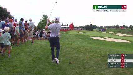 Jake Knapp | Round 4 | 16th hole | Shot 2 | 2025 3M Open