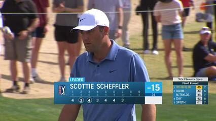 Scottie Scheffler | 2023 WM Phoenix Open | Round 4 | 7th hole | Shot 3