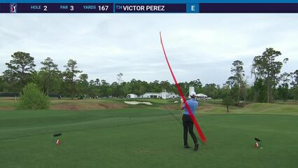 Victor Perez | Round 1 | 2nd hole | Shot 1 | 2025 Houston Open