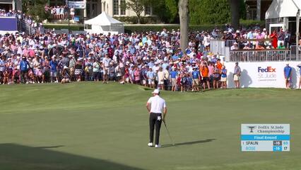 Justin Rose | Round 4 | 18th hole | Shot 4 | 2025 FedEx St. Jude