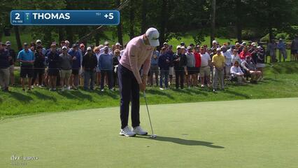 Justin Thomas | Round 3 | 2nd hole | Shot 5 | 2025 the Memorial