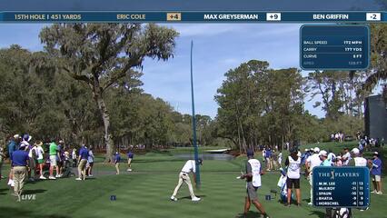 Eric Cole | Round 2 | 15th hole | Shot 1 | 2025 THE PLAYERS