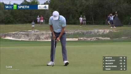 Jordan Spieth | 2024 Valero | Round 4 | 14th hole | Shot 5