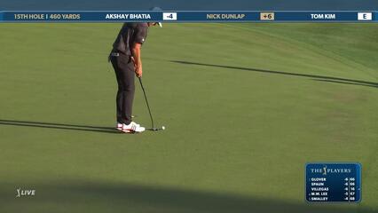 Nick Dunlap | Round 1 | 15th hole | Shot 5 | 2025 THE PLAYERS