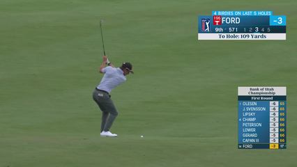 David Ford | Round 1 | 9th hole | Shot 3 | 2025 Bank of Utah