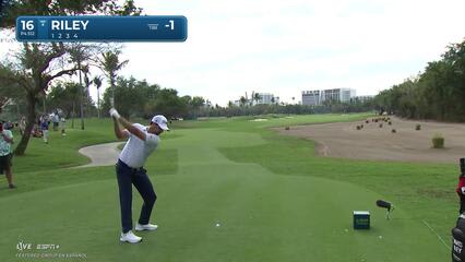 Davis Riley | Round 2 | 16th hole | Shot 1 | 2025 Mexico Open