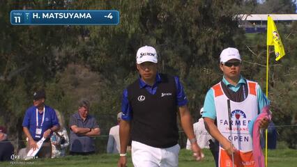 Hideki Matsuyama | Round 3 | 11th hole | Shot 3 | 2025 Farmers