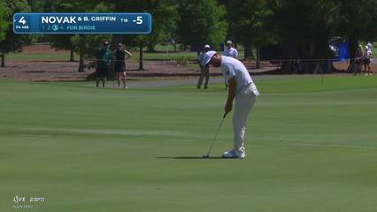 Andrew Novak | Round 1 | 4th hole | Shot 4 | 2026 Zurich Classic