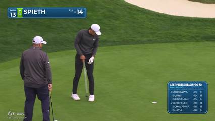 Jordan Spieth | Round 4 | 13th hole | Shot 4 | 2026 AT&T Pebble Beach