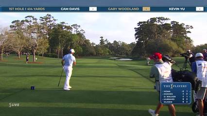 Gary Woodland | Round 1 | 1st hole | Shot 1 | 2026 THE PLAYERS