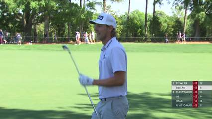 Kristoffer Reitan | Round 4 | 9th hole | Shot 2 | 2026 Truist Championship